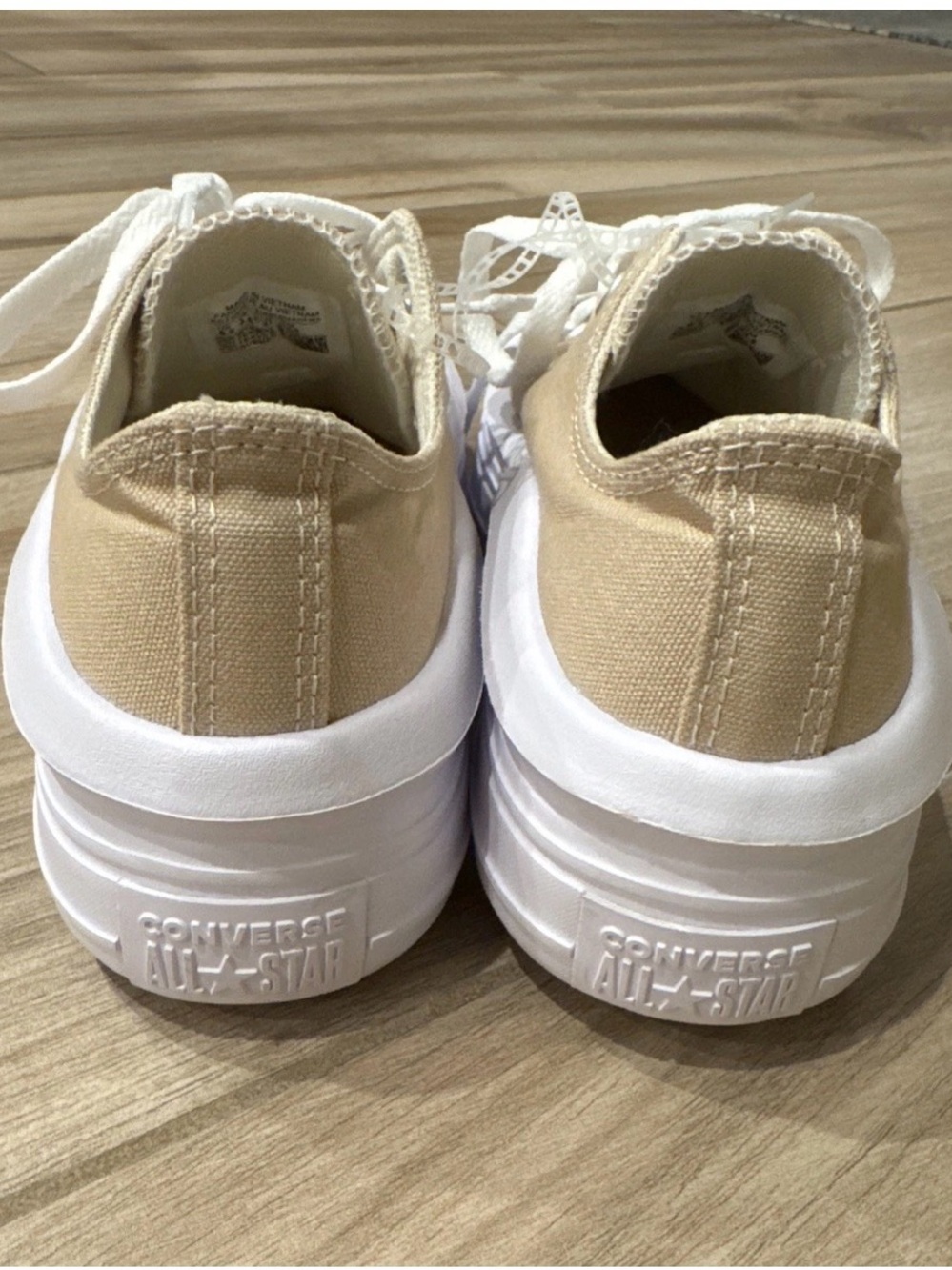 6.5W Converse Womens Chuck Taylor All Star Move Platform Low Nutty Granola - Picture 5 of 10